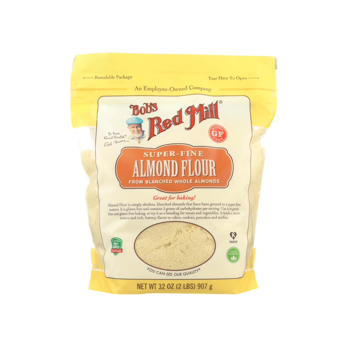 Bob's Red Mill, Flour Almond Blanched, Case Of 4, 32 oz