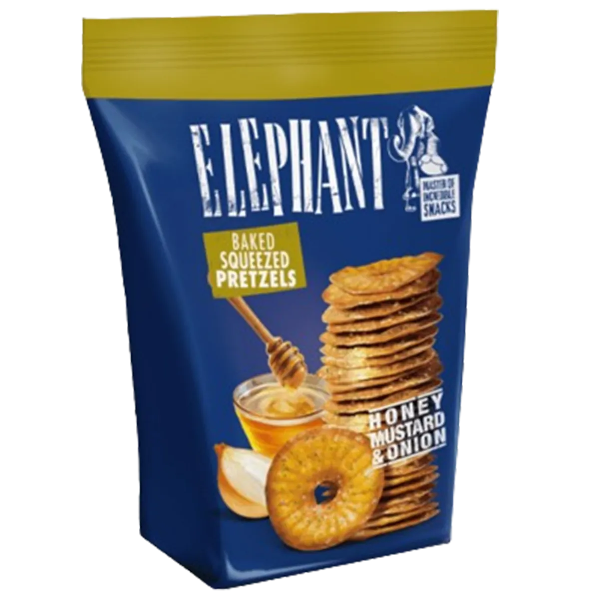 Elephant Pretzels Honey Mustard&Onions 70Gr