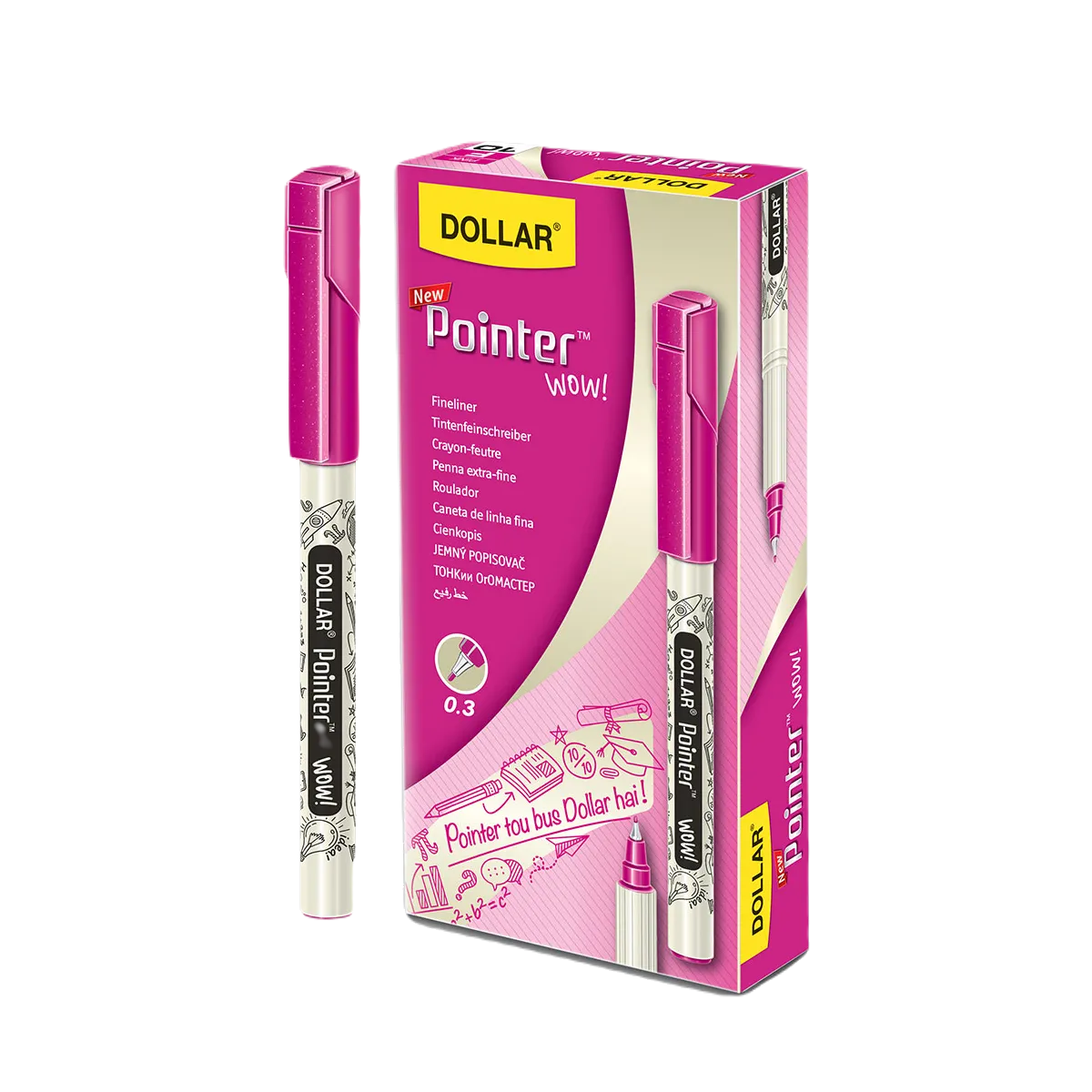 Dollar Pointer Wow Pink