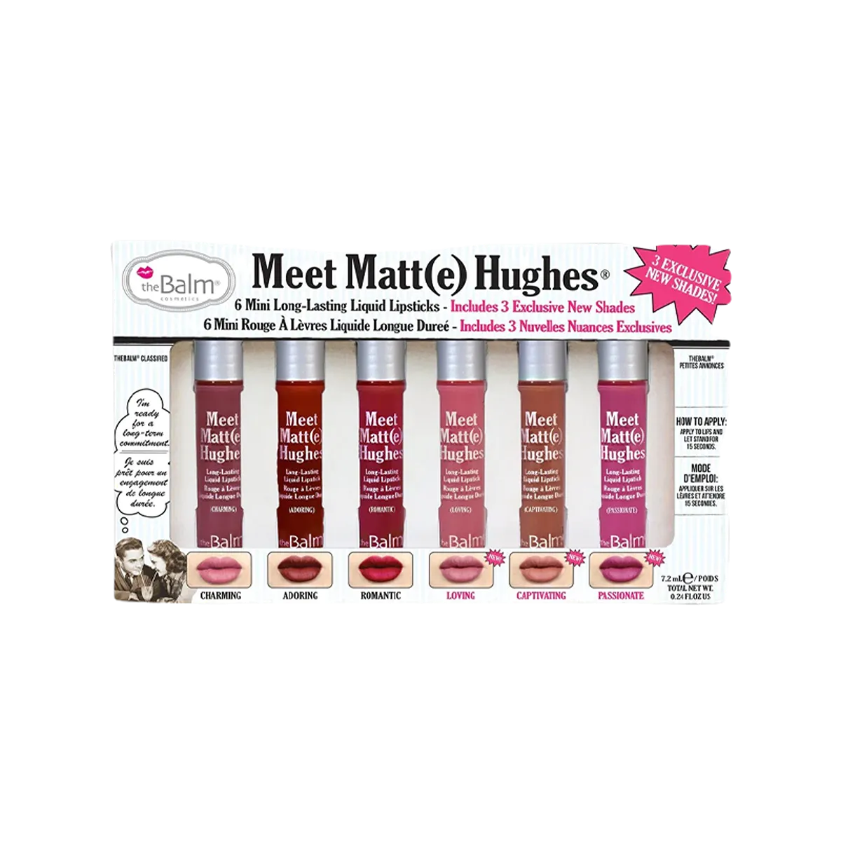 The Balm Mini Meet Matte Hughes Lipstick Set