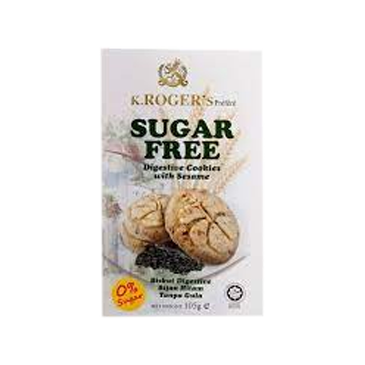 K Rogers Cookies Sugar Free 100g