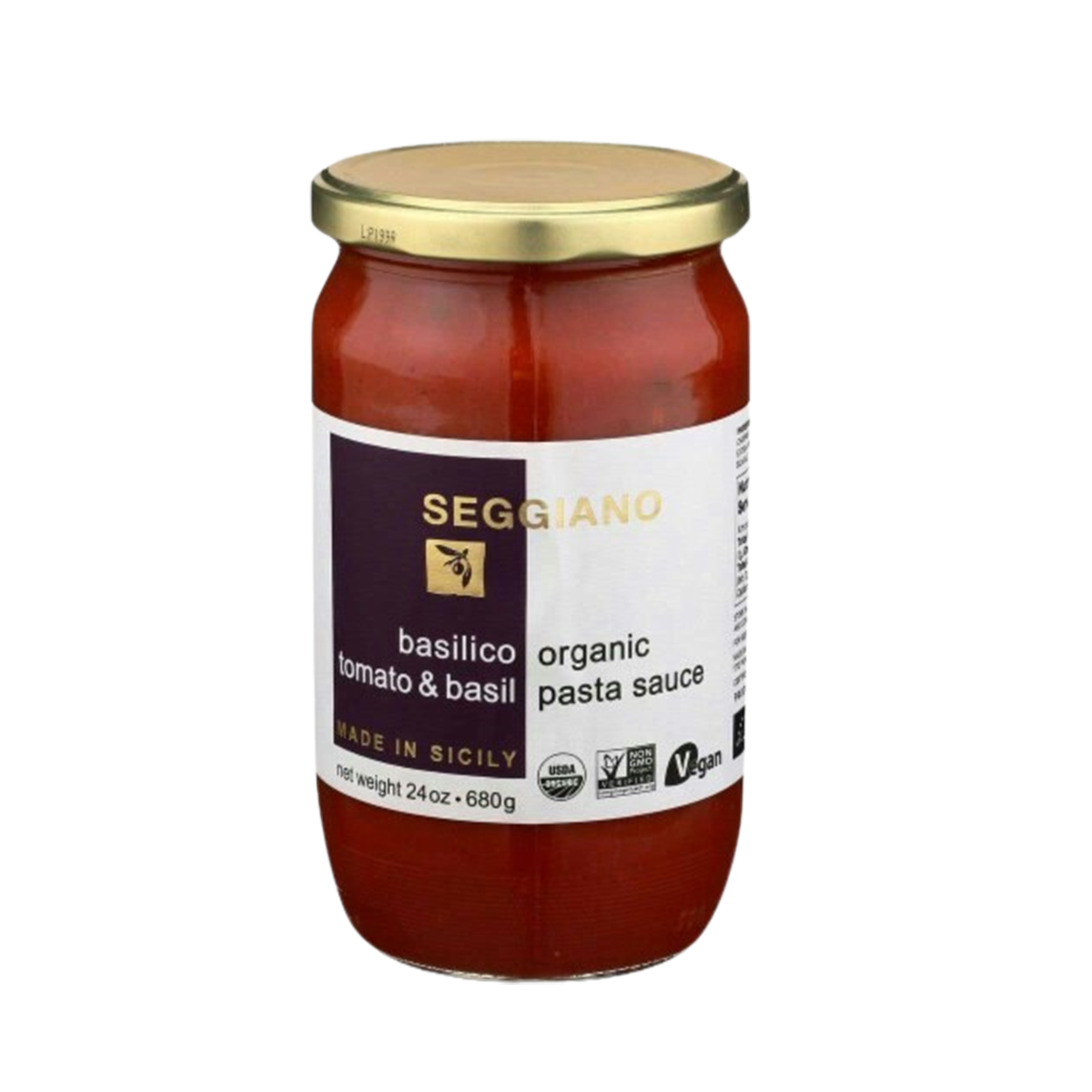 Seggiano, Tomato And Basil Organic Pasta Sauce, Case Of 6, 24 oz