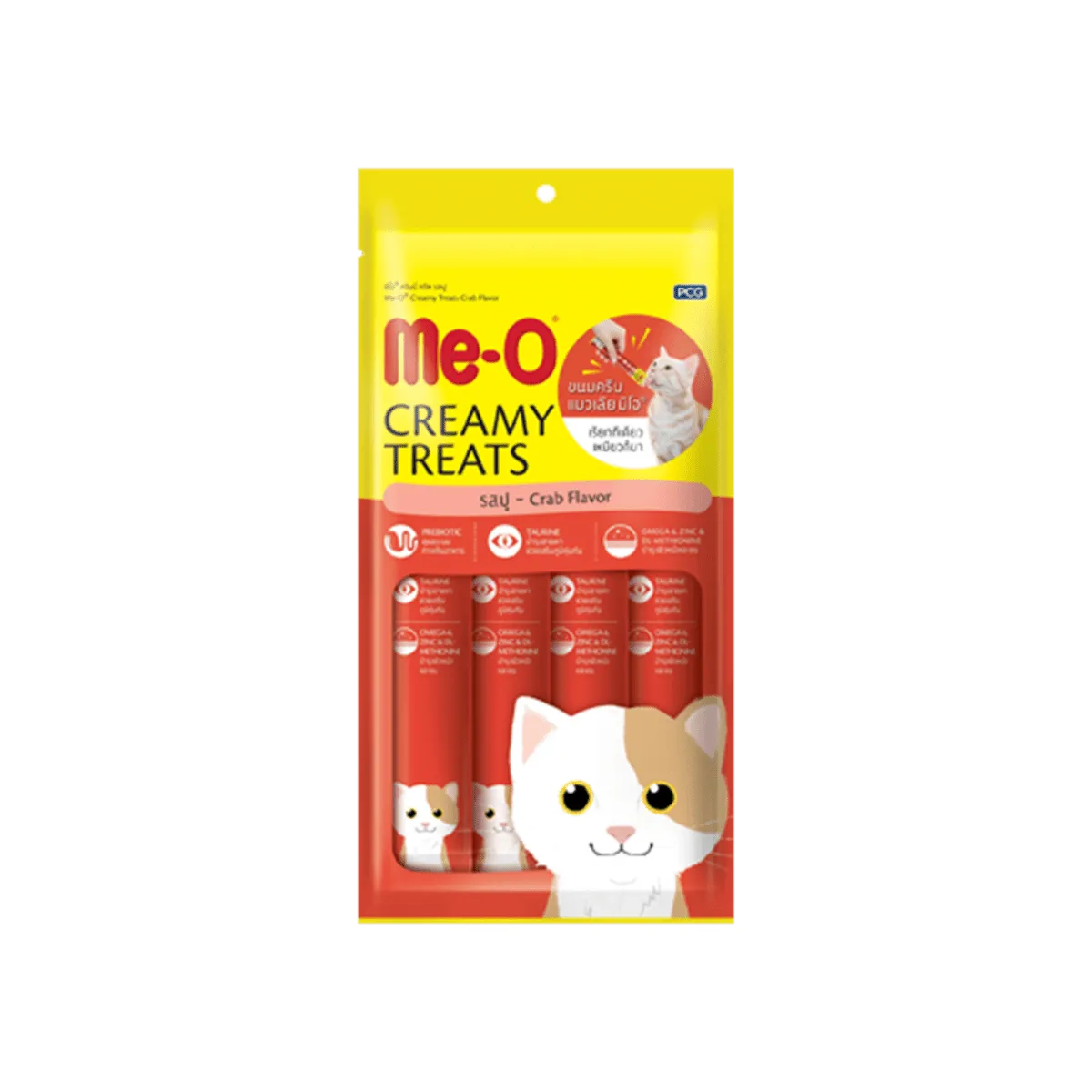 Me-o Creamy Treats Crab 15g 4 sachets