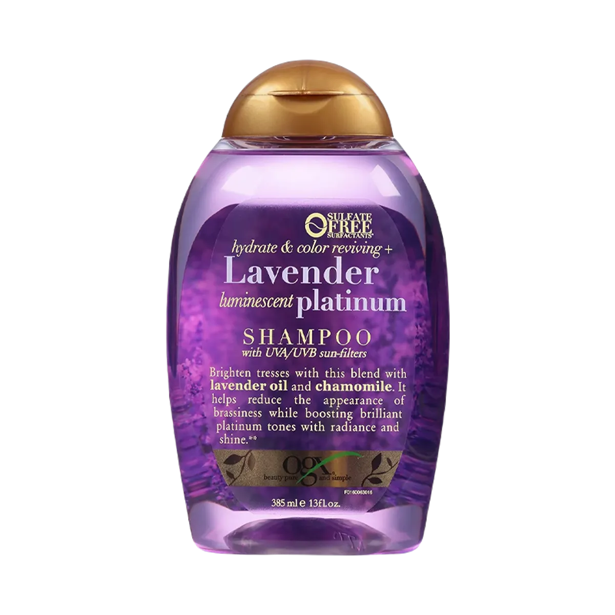 OGX SHAMPOO HYDRATE & COLOR REVIVING+LAVENDER PLATINUM 13OZ