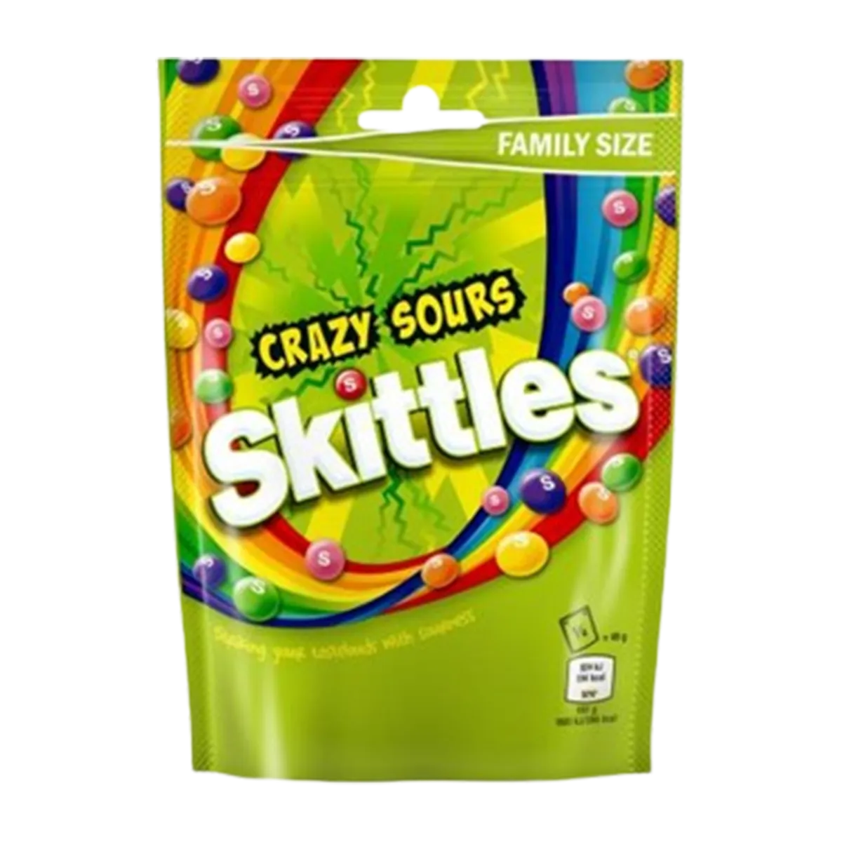 Skittles Family Size Crazy Sours 196g