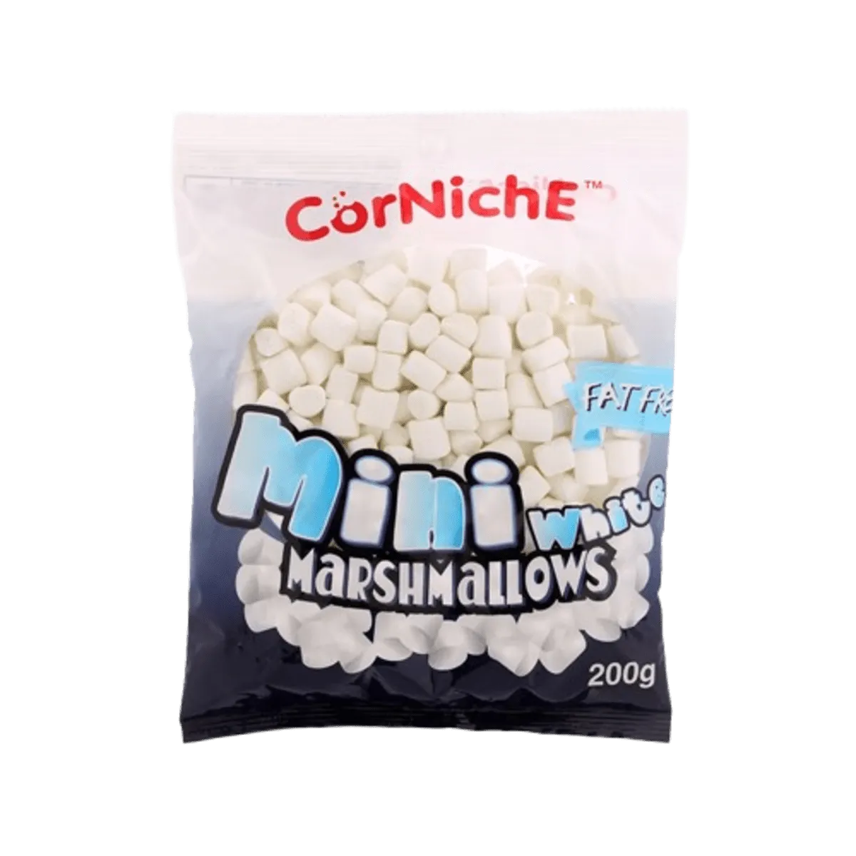 Corniche Mini Fat Free Marshmallows White 200g