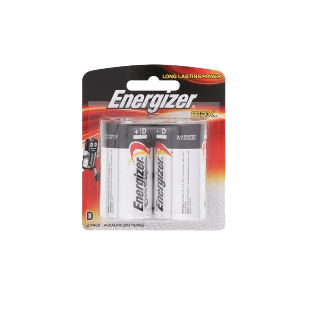 Energizer Batteries D-2 No Max