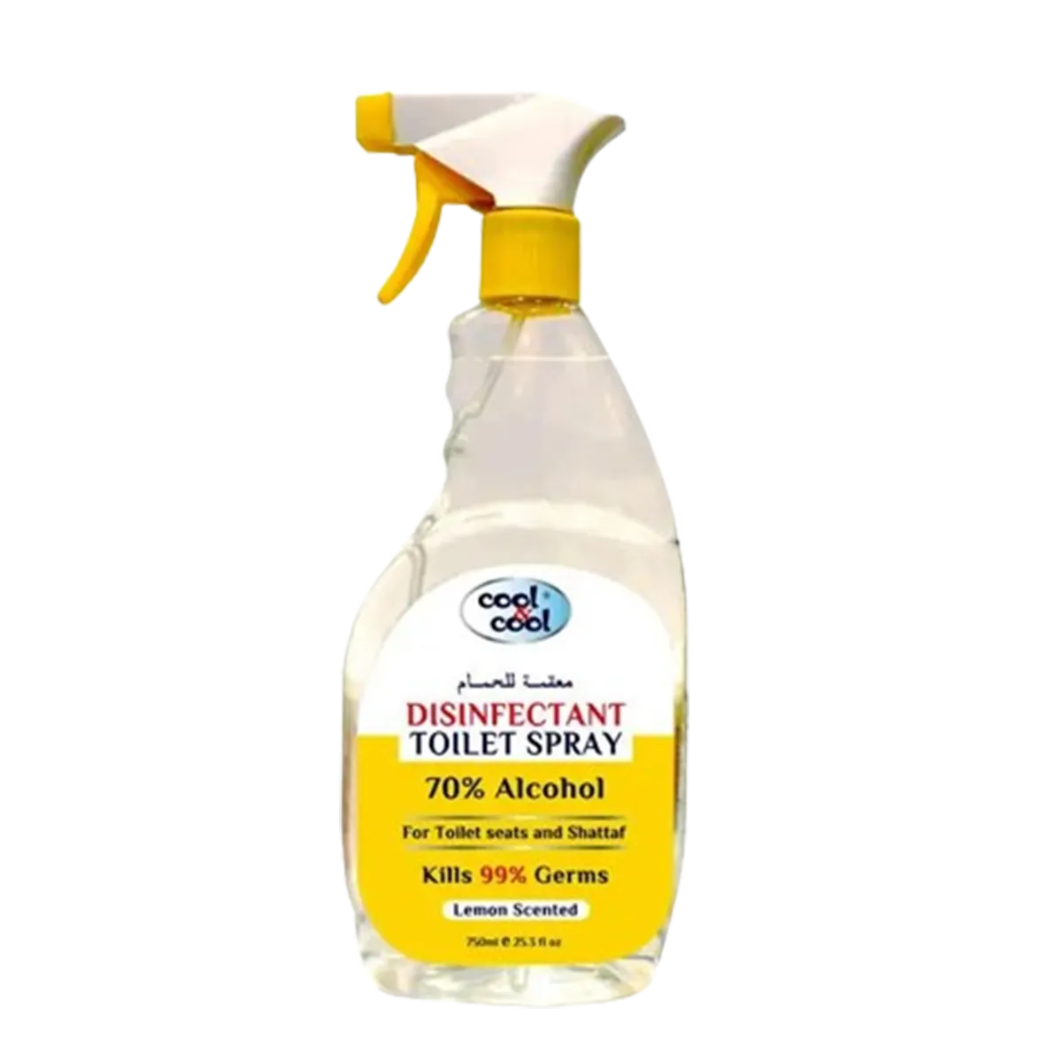 Cool|&Cool Disinfectant Toilet spray 70%ALcohol 750ml