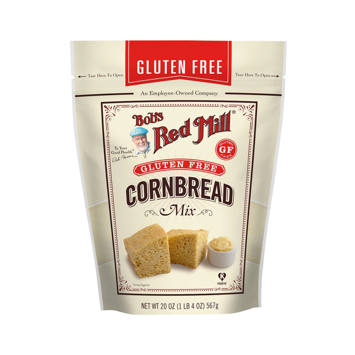 Bob's Red Mill, Gluten Free Cornbread Mix, Case Of 4, 20 oz