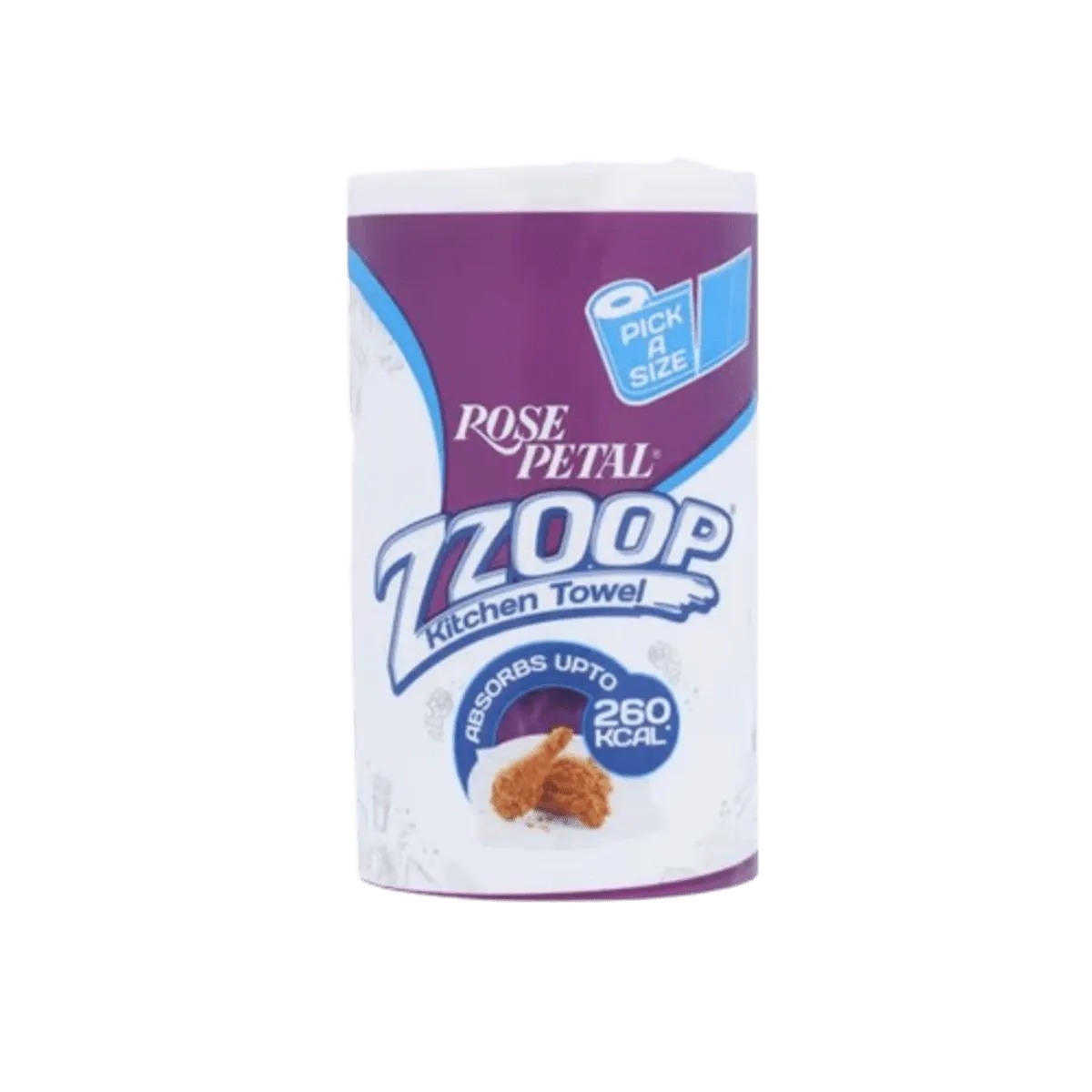 Rose Petal Kitchen Roll White