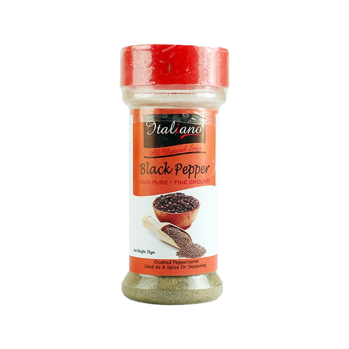 Italiano Black Pepper 75 gm