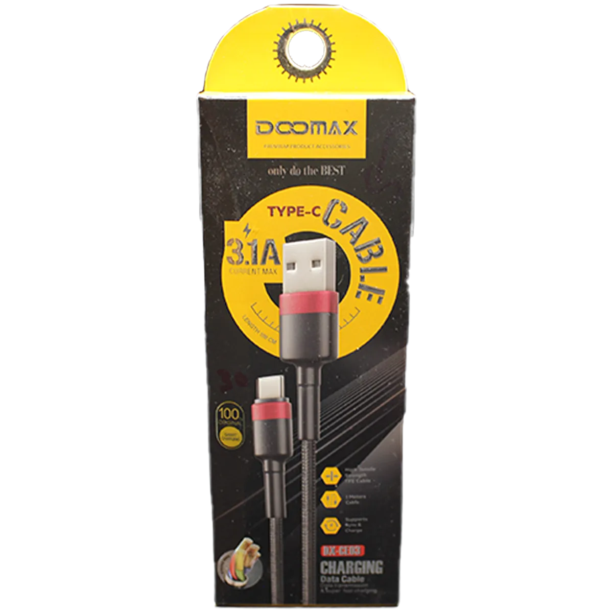 Domax Fast Charging Cable Type--C