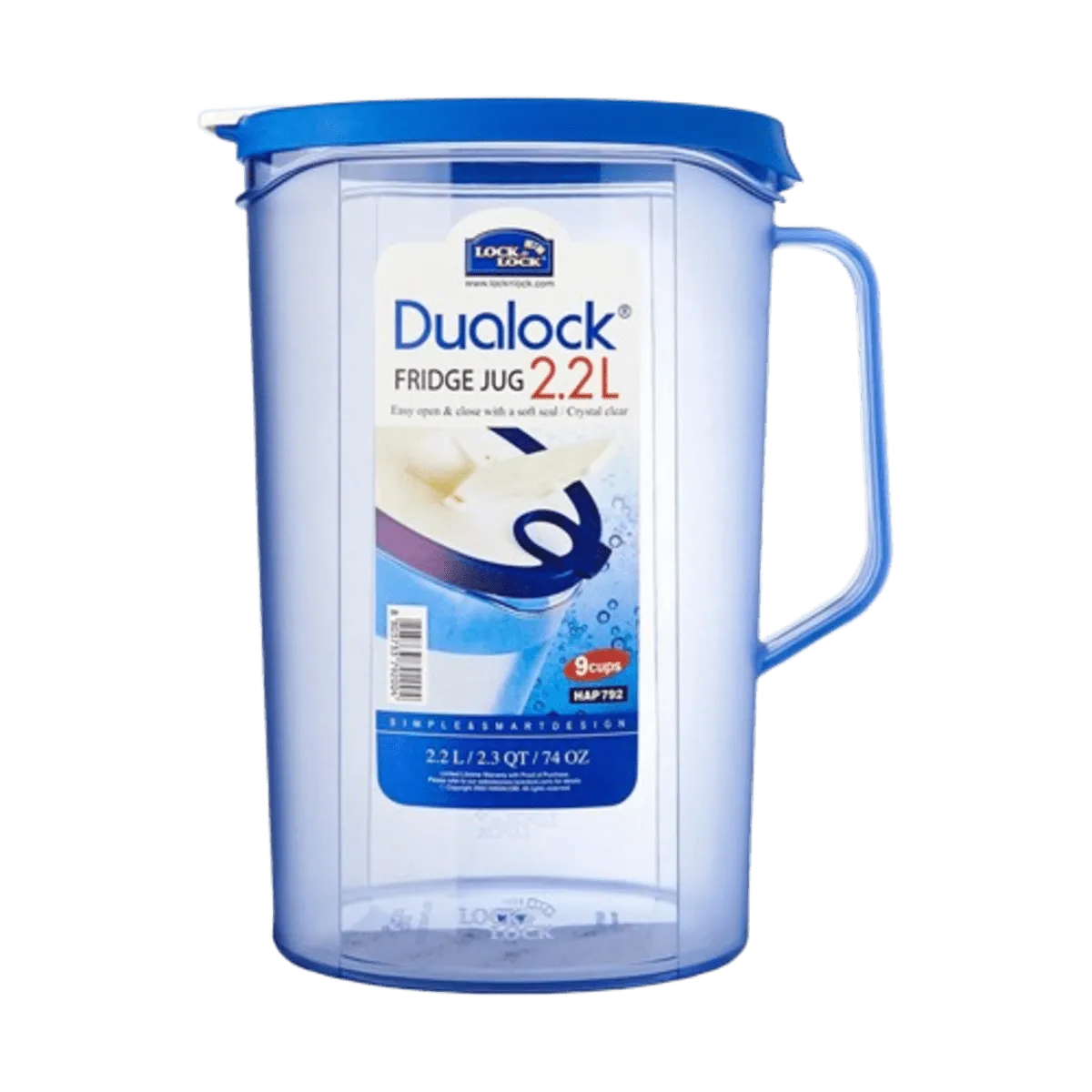 LOCK n LOCK DUALOCK WATER BOTTLE 2.2Ltr