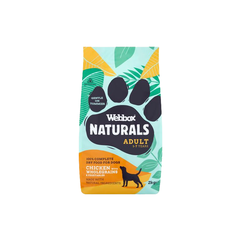 Webbox Natural Adult 1-7 Year Chicken With Wholerains 2KG