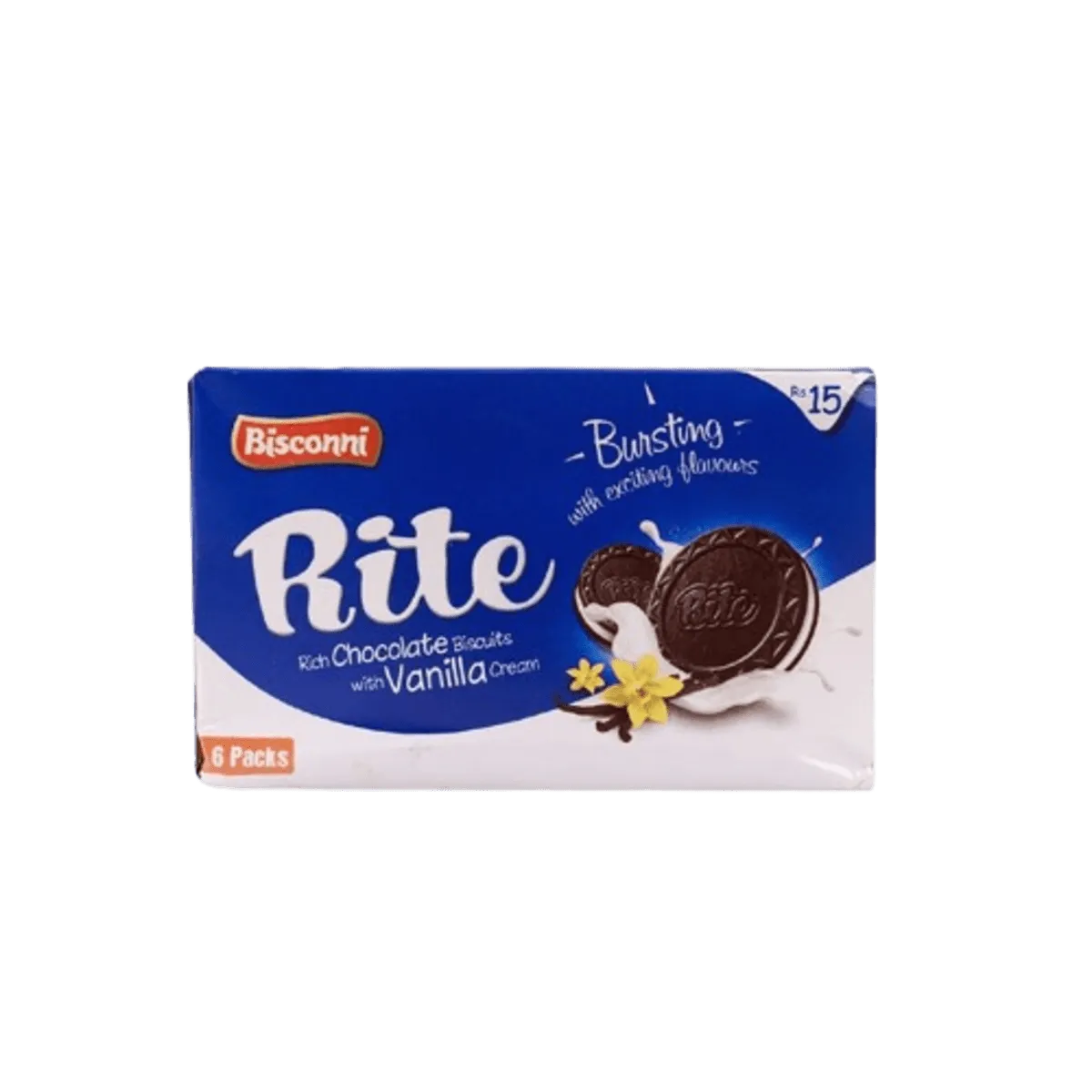 Bisconni Rite Choco Sandwich Vanilla Cream Biscuits Rs.30