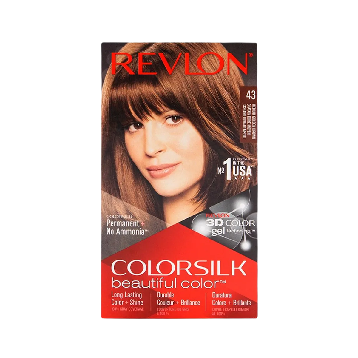 Revlon Hair Color Medium Golden Brown 43
