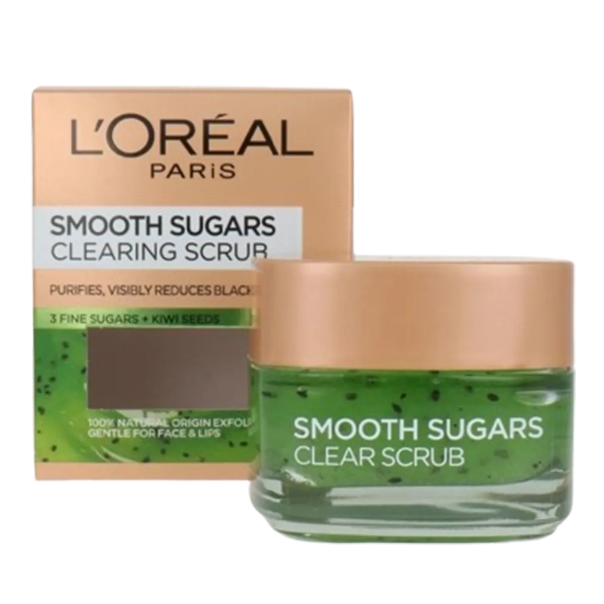 Loreal Smooth Sugar Clear Scrub Kiwi Seeds