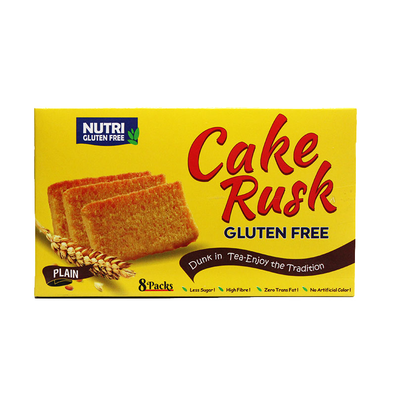 Nutri Gluten Free Plain Cake Rusk 100g