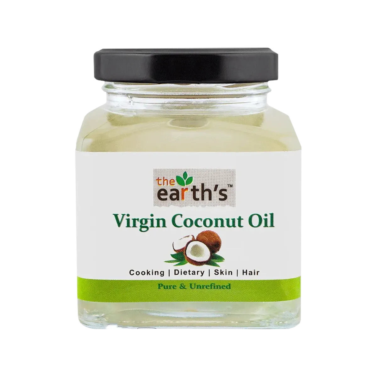The Earths Virgin Coconut Oil 130ml