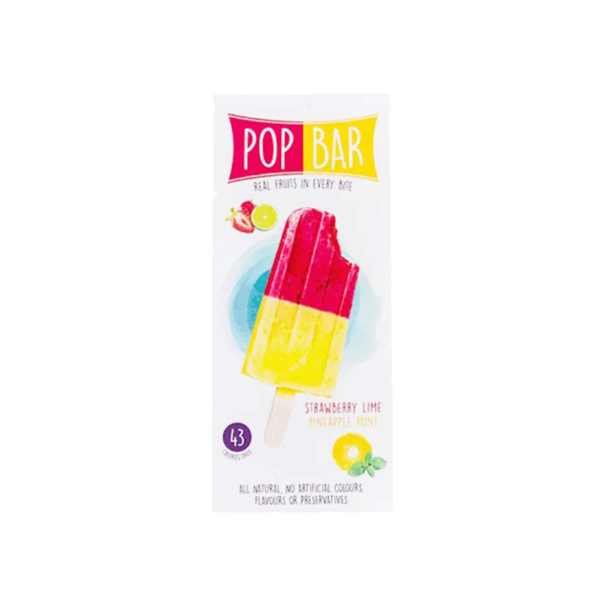 Wholesome Strawberry Lime Pineapple Mint 80g