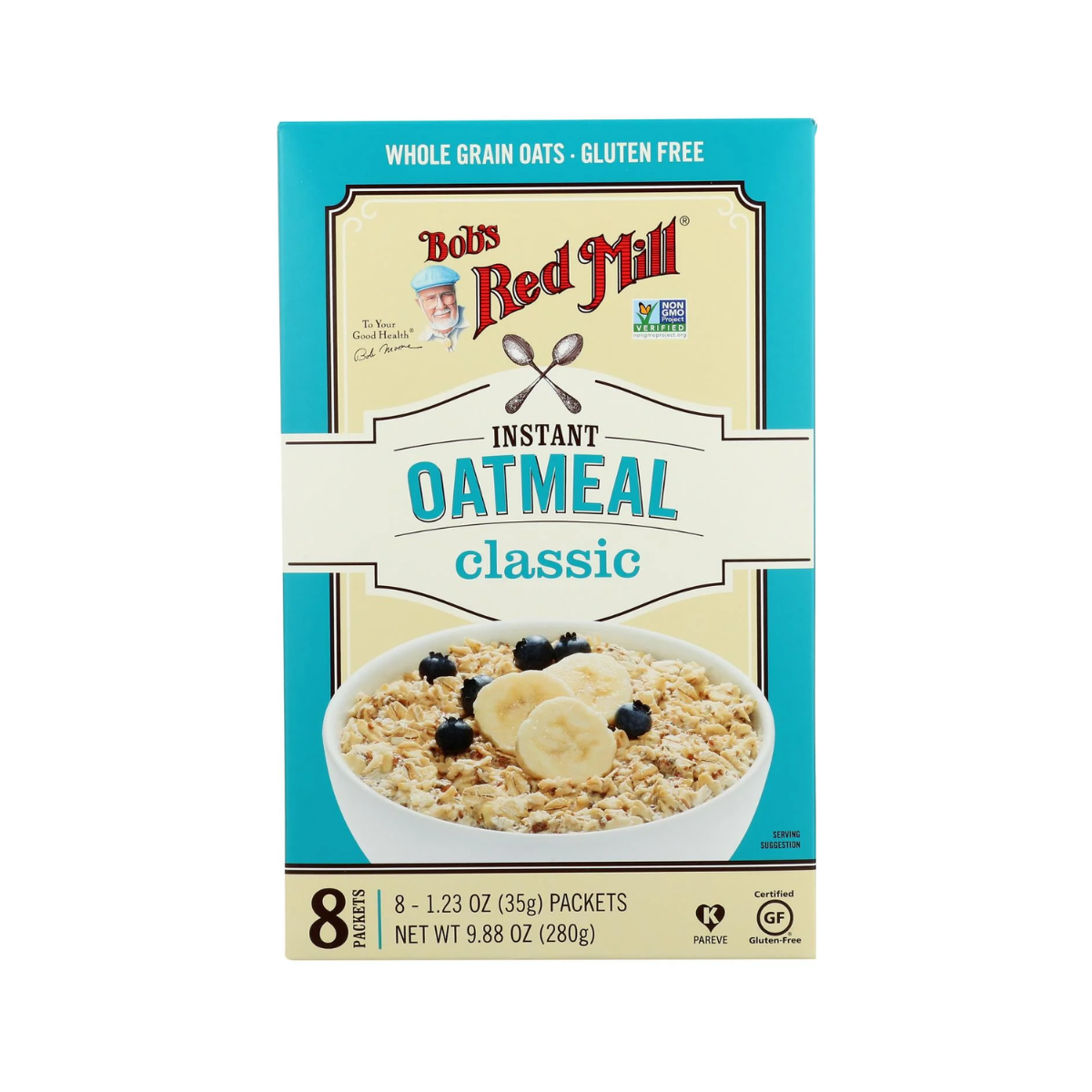 Bob's Red Mill, Instant Oatmeal Gluten Free Pkt Clssc, Case Of 4, 9.88 oz