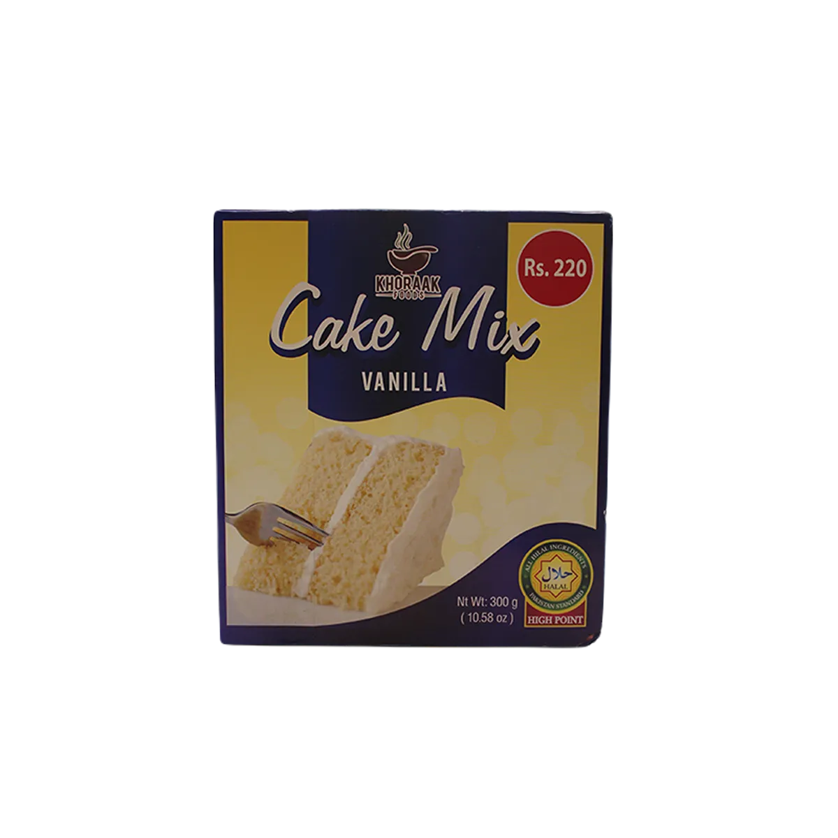 Khorak cake mix vanilla 300gm