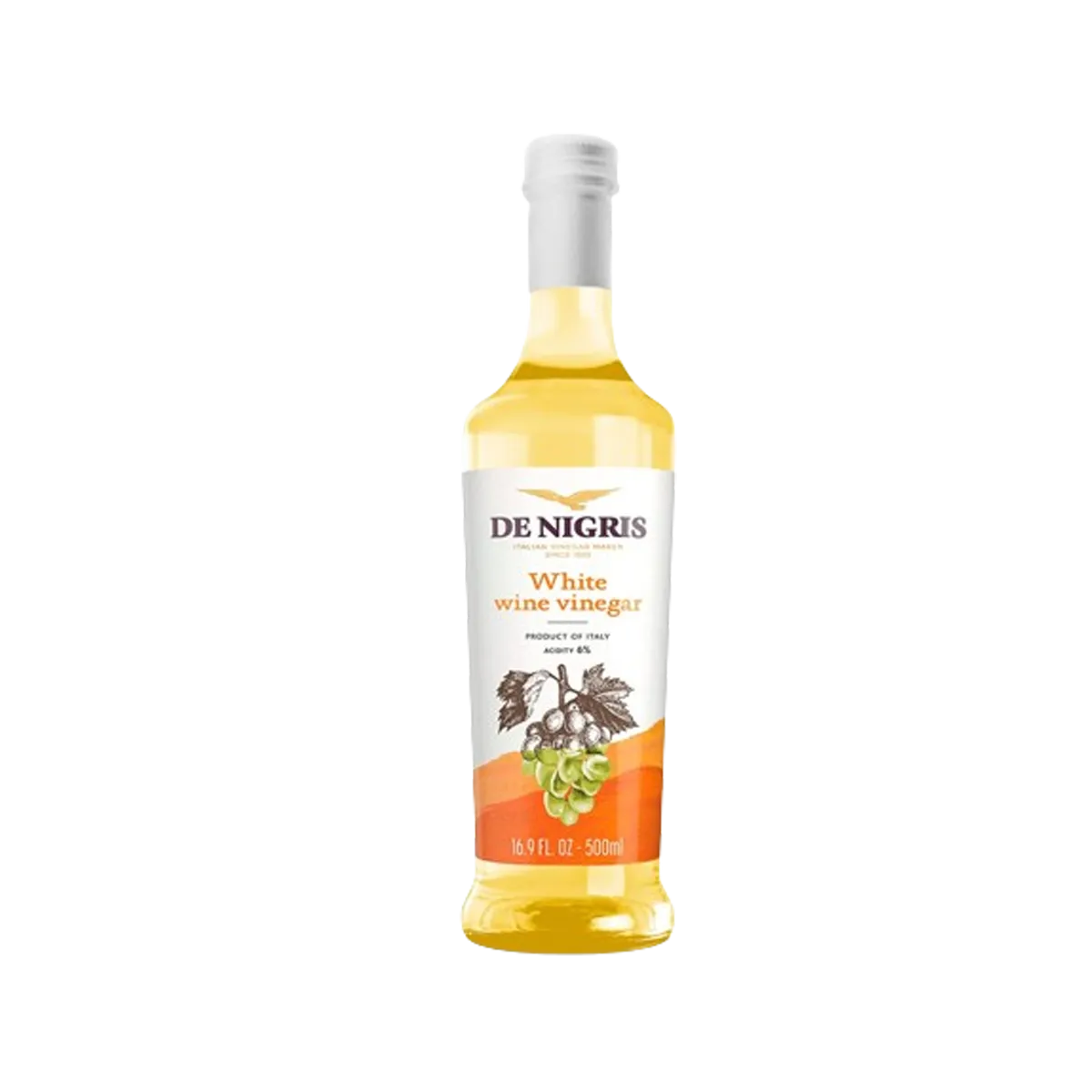 De Nigris White Wine Vinegar 500Ml