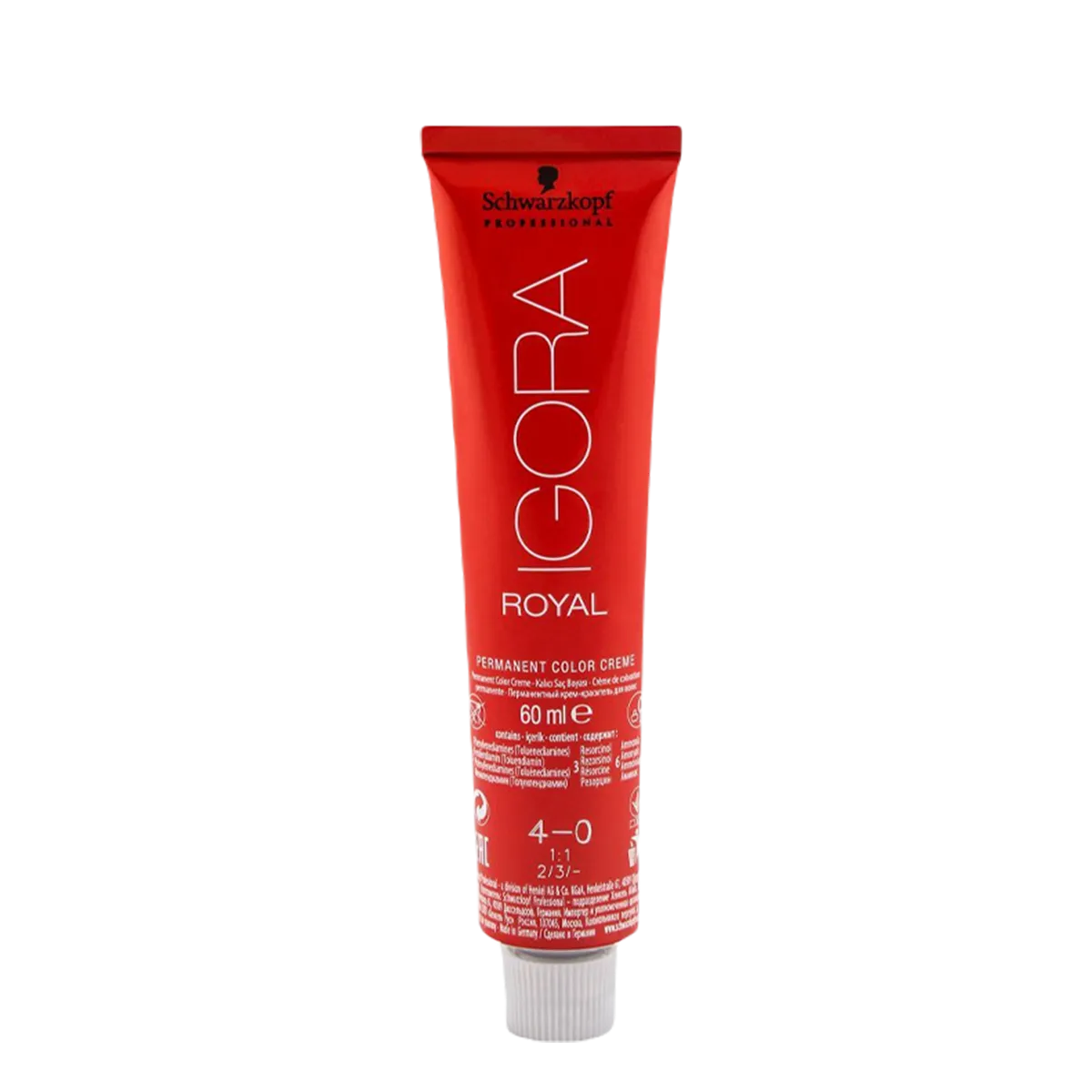 Schwarzkopf Igora Royal Hair Color Medium Brown 4-0 60ml