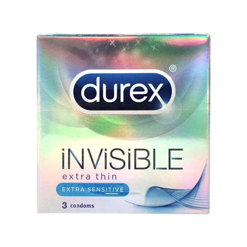 Durex Invisible Extra Thin Condom 3 Count