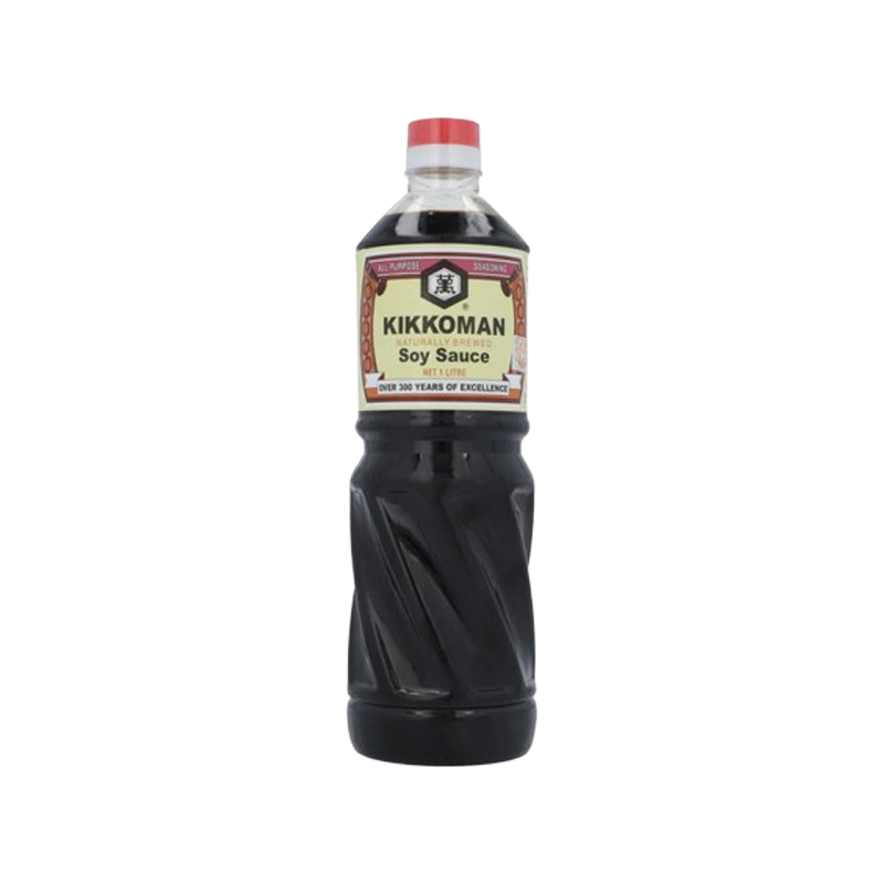 Kikkoman Naturally Brewed Soy Sauce 1Ltr