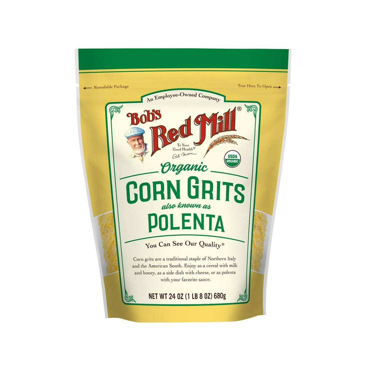 Bob's Red Mill, Corn Grits Polenta, Case Of 4, 24 oz