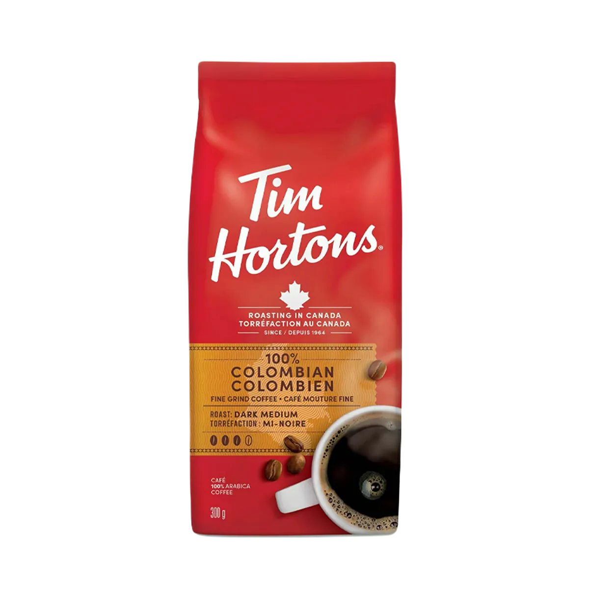 Tim Hortons Colombian Ground Coffee 300g