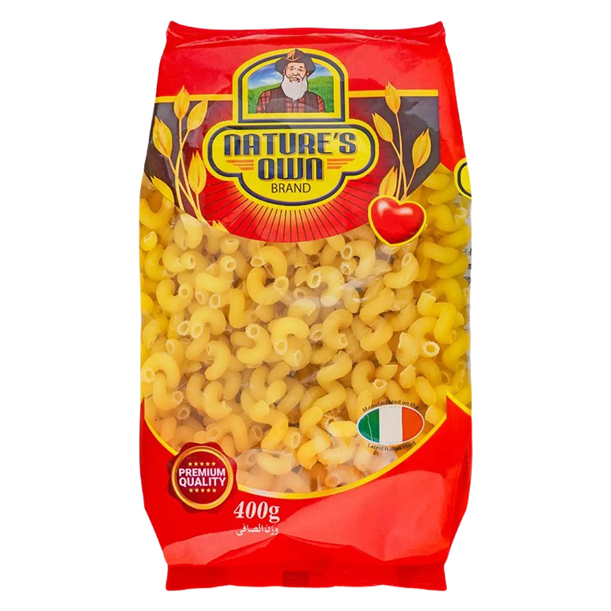 Natures Own Elbow Twisted Pasta 400g