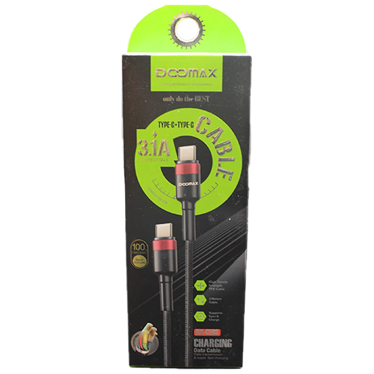 Domax Fast Charging Cable Type*c To*c