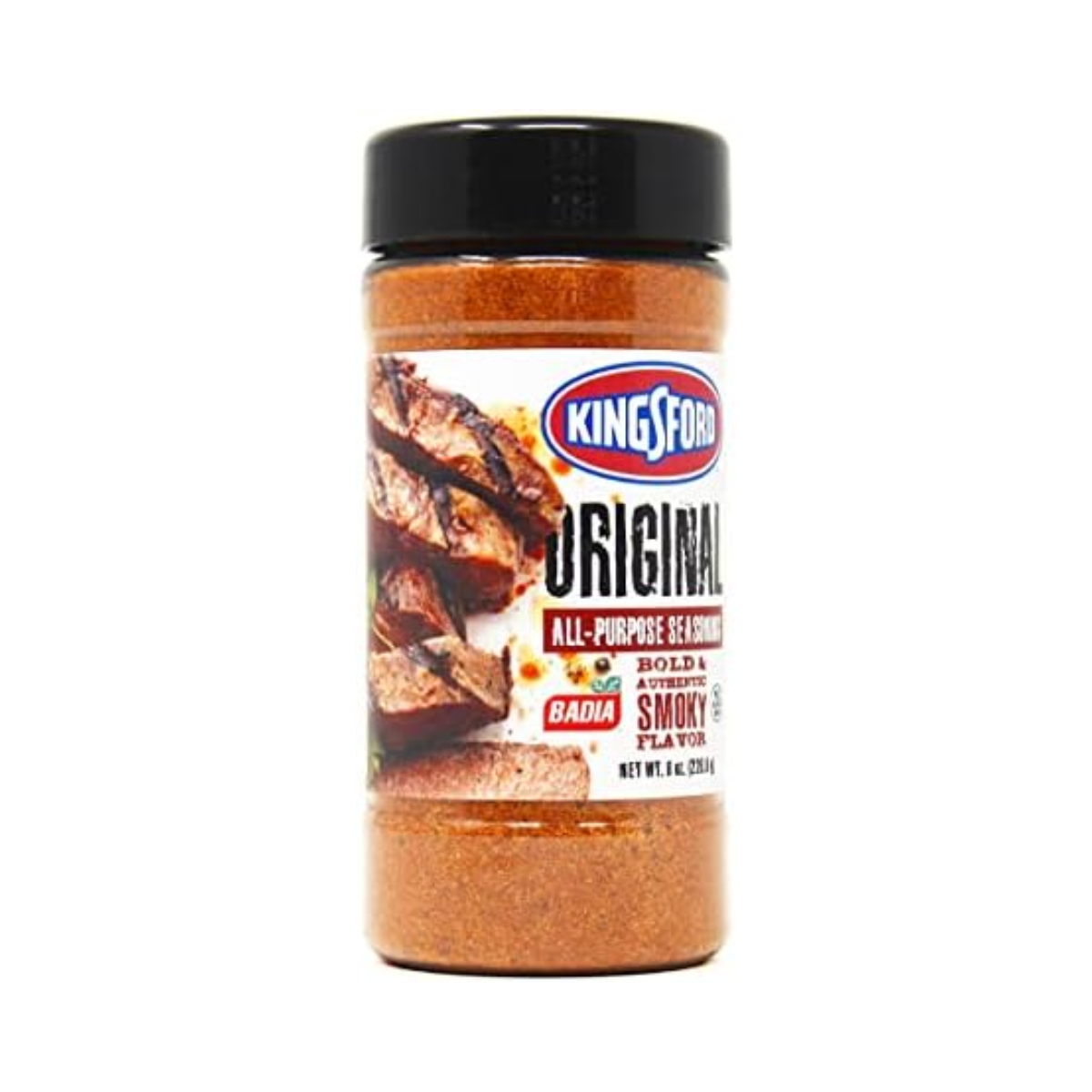 Badia Spices, Kingsford Original All-Purpose Seasoning Bold & Authentic Smoky Flavor, Case Of 6, 8 o