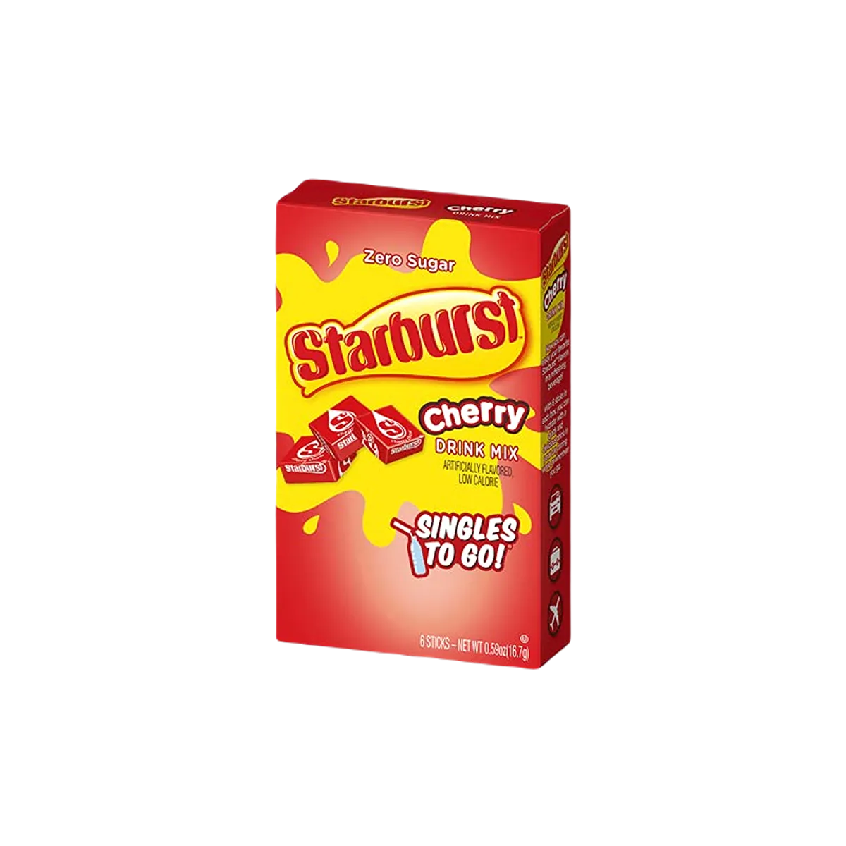 Starburst Cherry Zero Sugar Singles To Go Drink Mix 16.7g