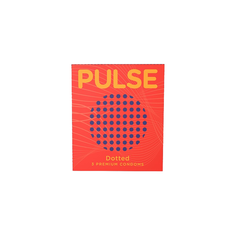 Pulse Dotted Condom 3s