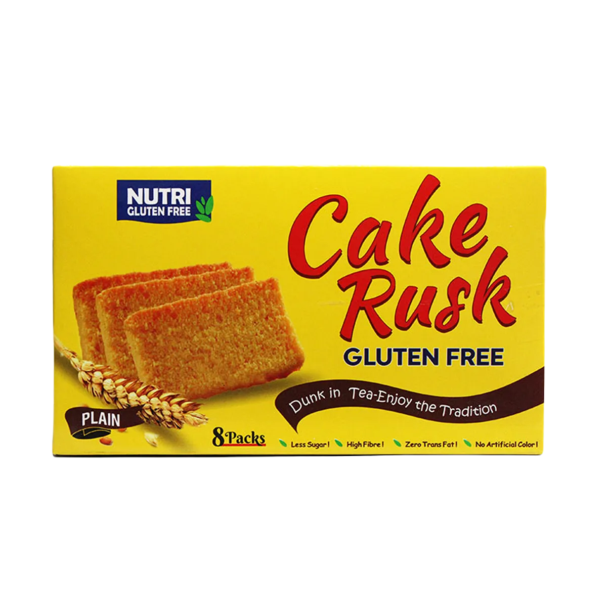 Nutri Gluten Free Plain Cake Rusk 100g