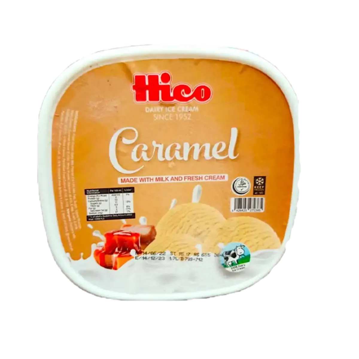 Hico Ice Cream Caramel FP 1.5L