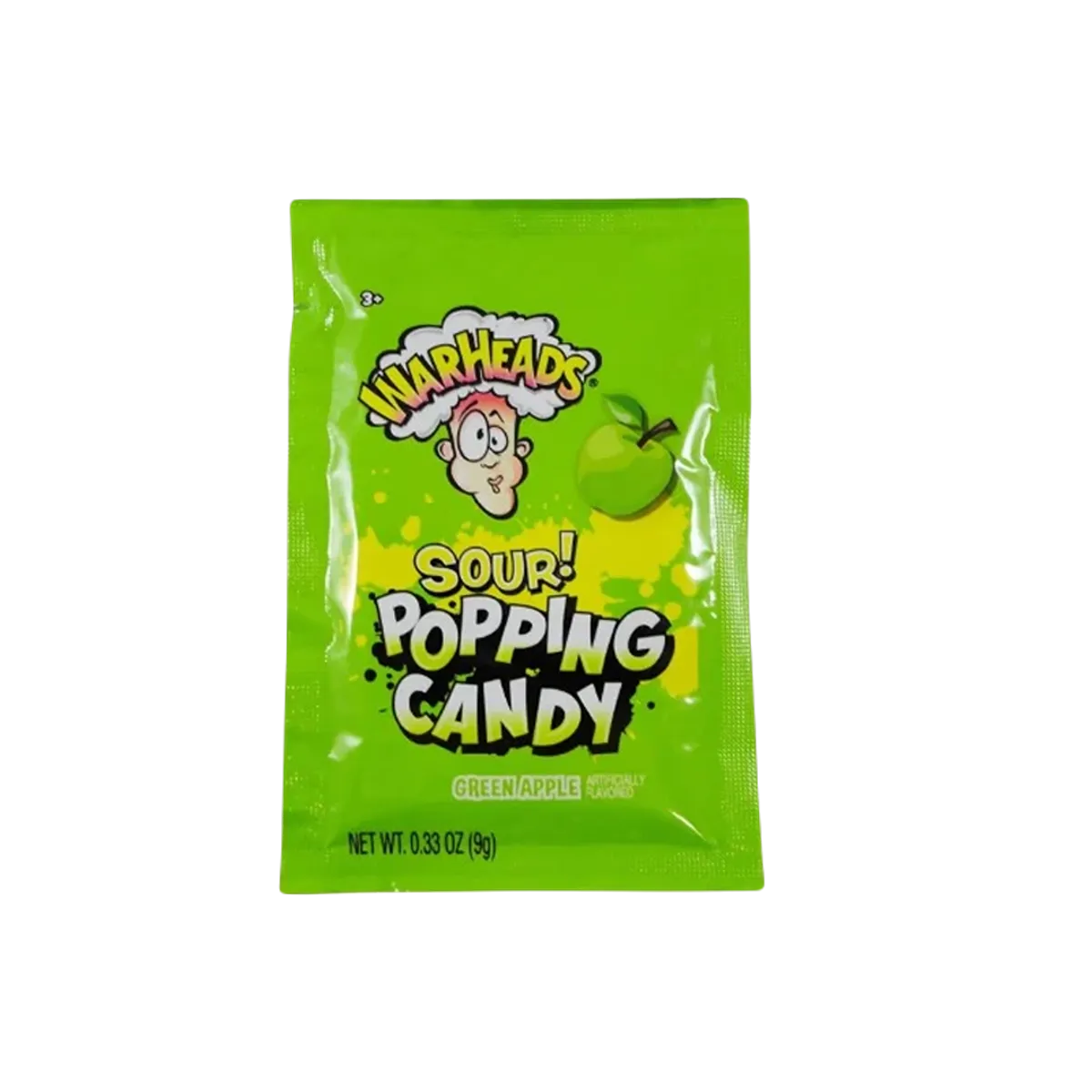 Warheads Sour Popping Candy Green Apple 9g