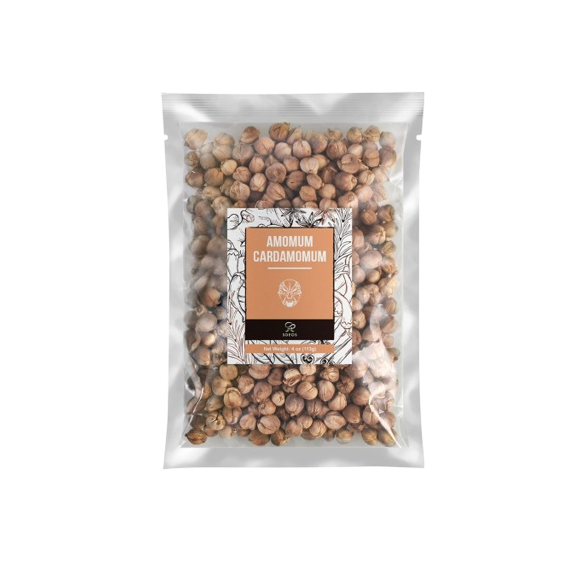 Soeos Amomum Cardamomum - Case of 50 - 4 oz (113g)