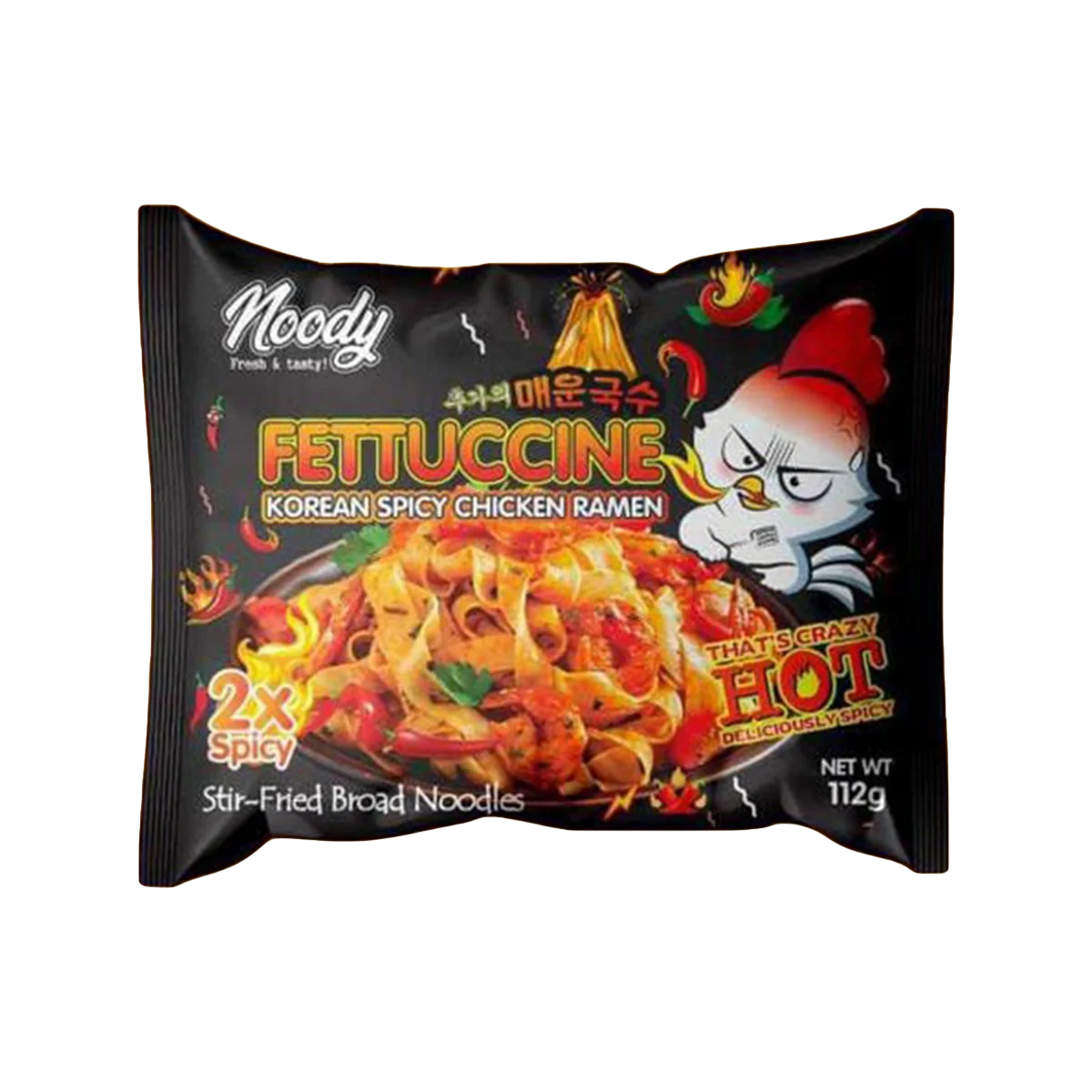 Noody Black Fettuccine Korean Spicy Chicken