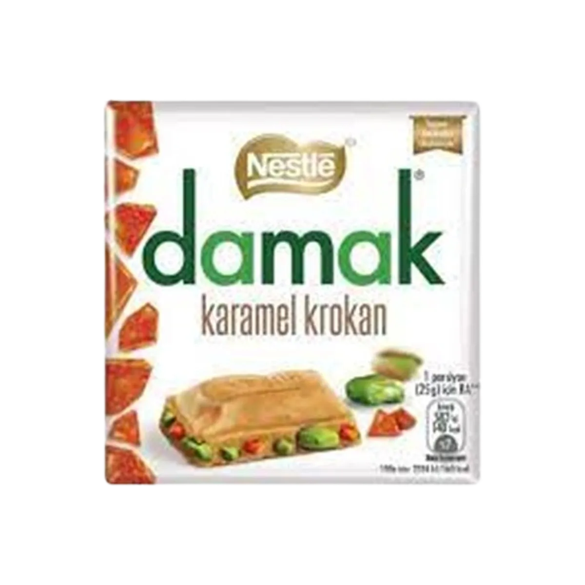 Nestle Damak Kare Karamel Krokan 60Gram