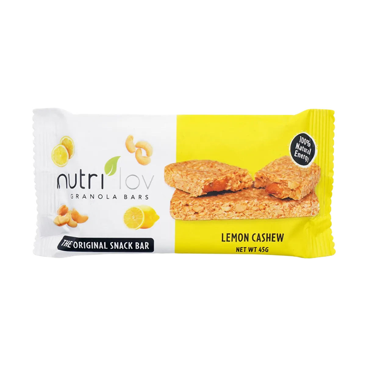 Nutrilov Granola Bar Lemon Cashew 45g