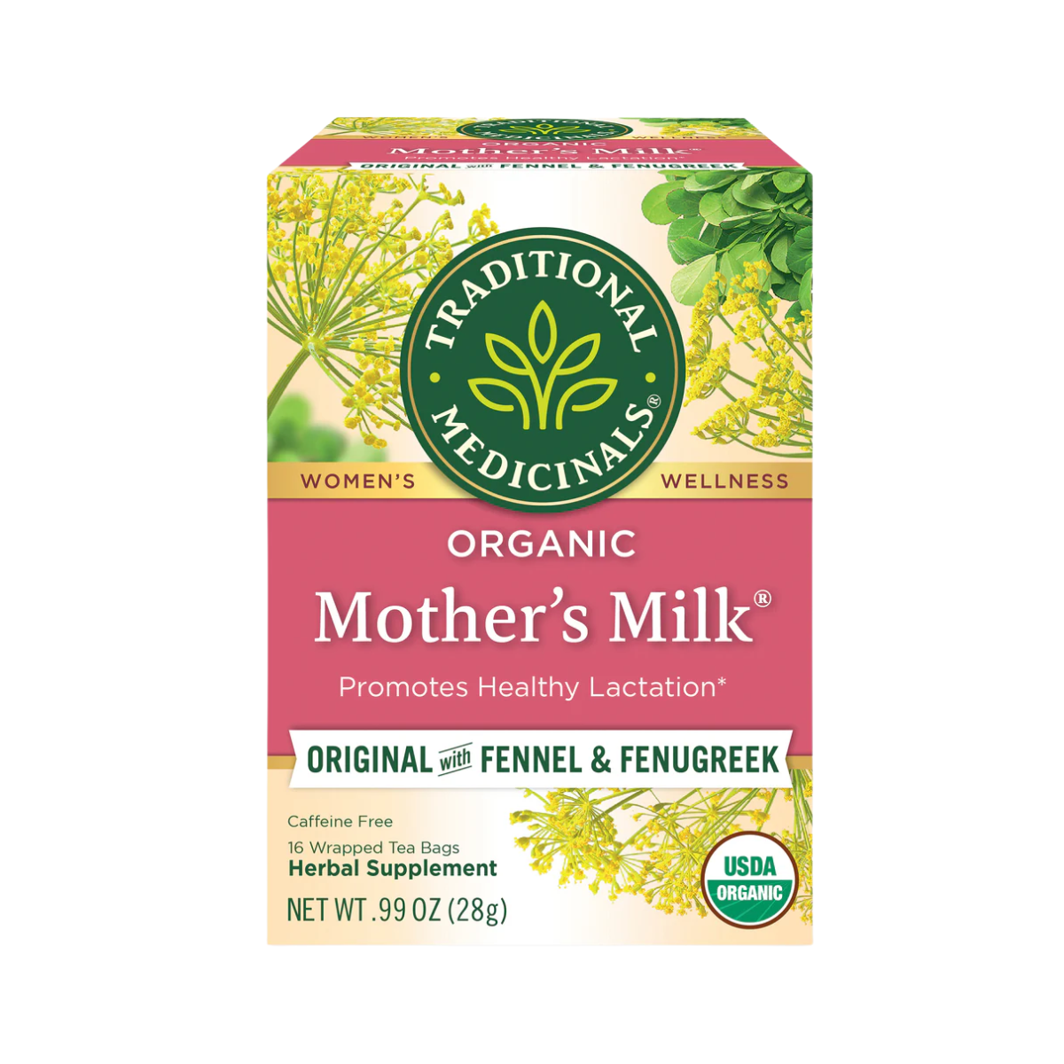 Traditional Medicinals Organic Mother's Milk Original with Fennel & Fenugreek Tea 16 count