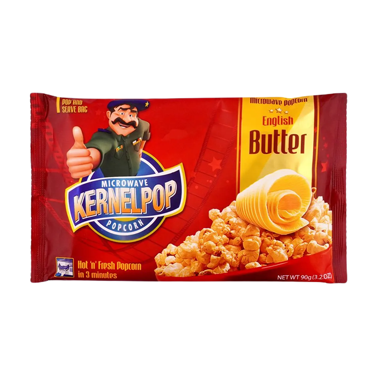 Kernal Pop Microwave English Butter 90gm