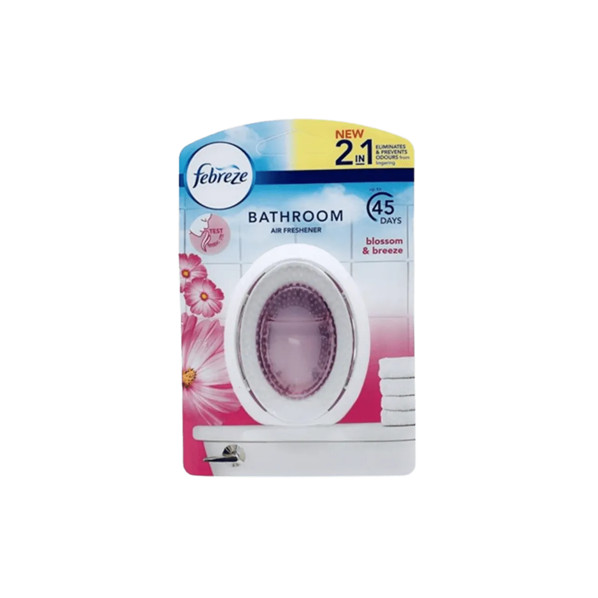 Febreze Bathroom 2 in 1 Air Freshener Blossom Breeze 7.5ml