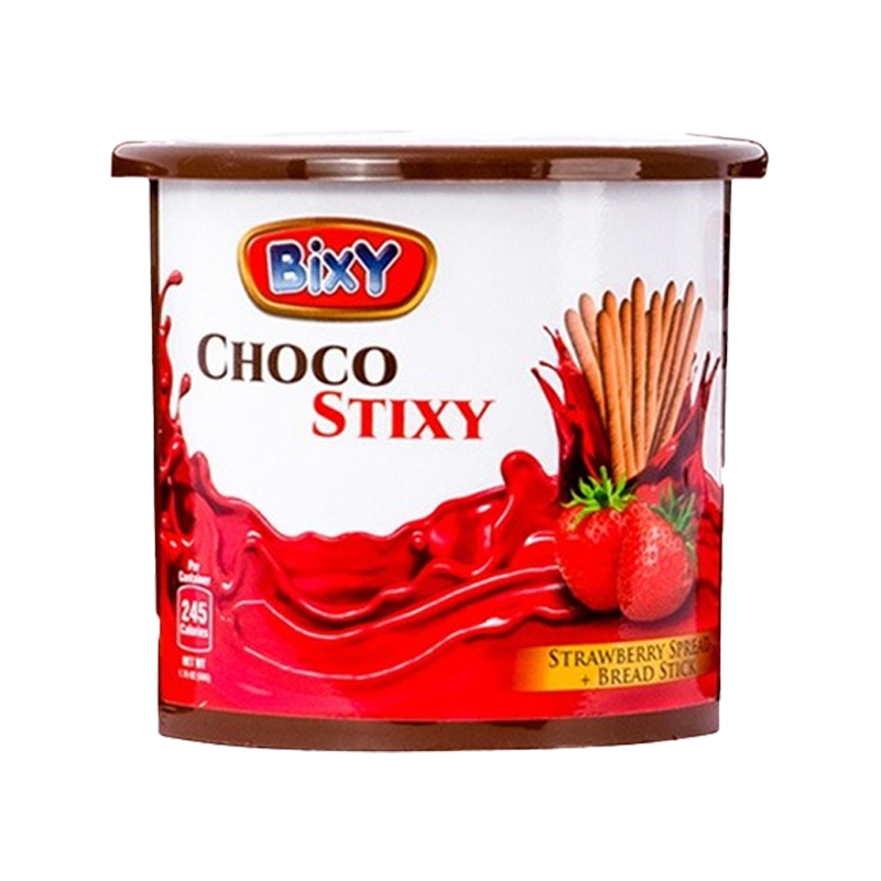 Bixy Dips Stick Strawberry 50g