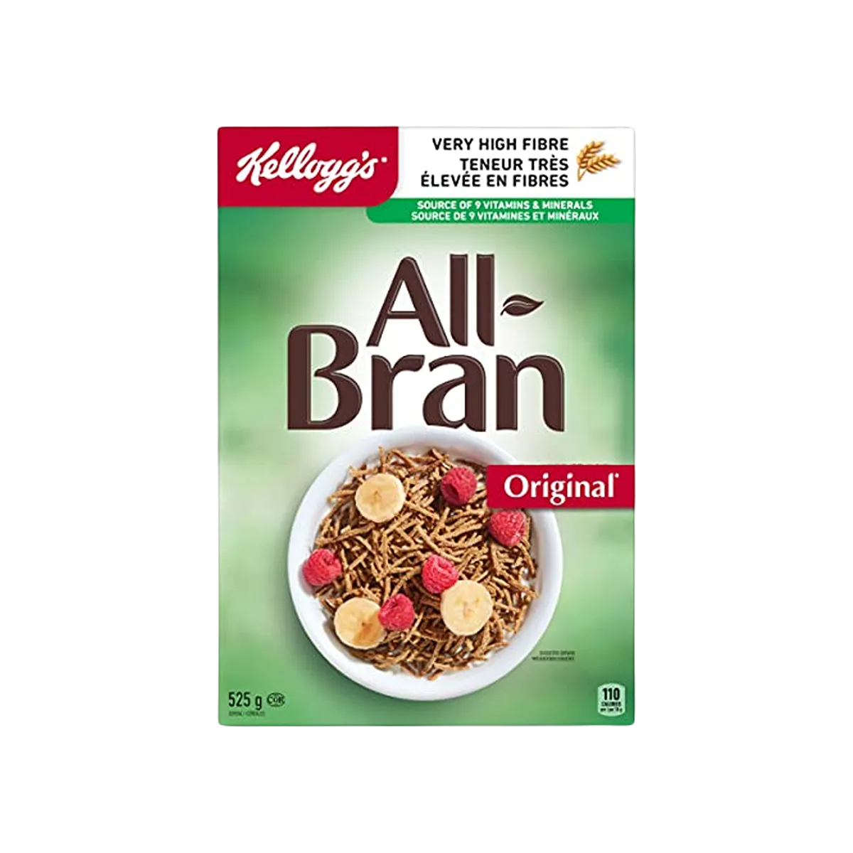 Kelloggs Cereal All Bran original 525g