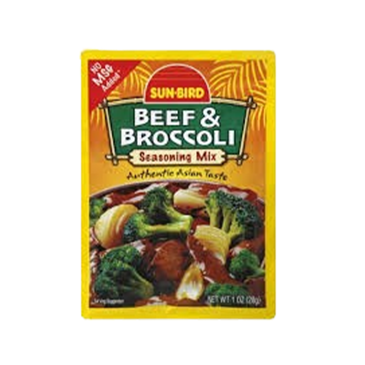 Sunbird, Beef & Broccoli Seasoning Mix, Case Of 24, 1 oz